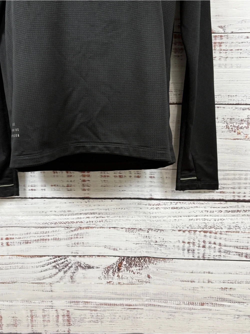 Nike Dri Fit Black 1/2 Zip Running Division Jacket